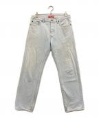 SUPREMEシュプリーム）の古着「Regular Jean」｜アイスブルー