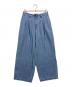 SLOBE IENA（スローブ イエナ）の古着「LEDENIM TUCK TROUSERデニム」｜インディゴ