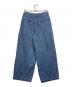 SLOBE IENA (スローブ イエナ) LEDENIM TUCK TROUSERデニム インディゴ サイズ:Ｌ：6000円