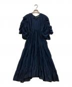 merlette×EFFE BEAMSマーレット×エッフェ ビームス）の古着「別注 デザインワンピース」｜ネイビー