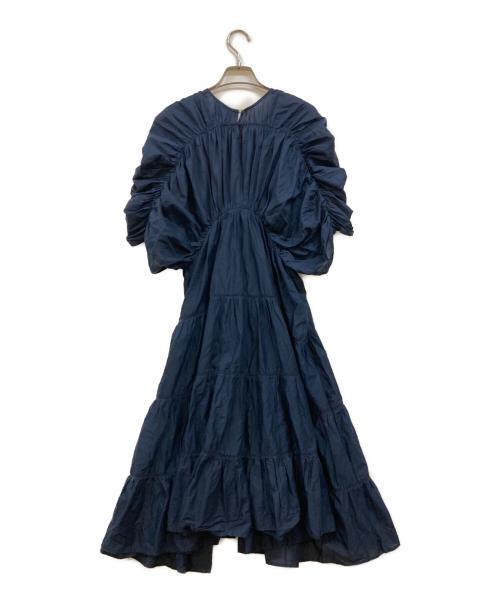 merlette（マーレット）Merlette (マーレット) EFFE BEAMS (エッフェ ビームス) 別注 デザインワンピース ネイビー サイズ:XSの古着・服飾アイテム