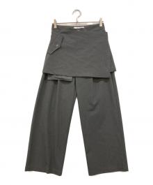 F/CE.（エフシーイー）の古着「WATERPROOF DUAL-LAYER WRAP TROUSERS」｜グレー