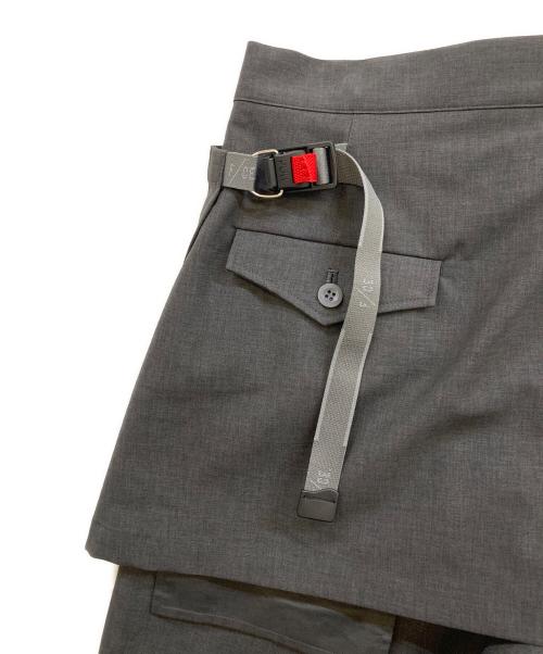 F/CE.（エフシーイー）F/CE. (エフシーイー) WATERPROOF DUAL-LAYER WRAP TROUSERS グレー サイズ:Ｍの古着・服飾アイテム