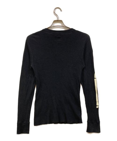 SUPREME（シュプリーム）Supreme (シュプリーム) Hanes (ヘインズ) Bones Thermal Crew ブラック サイズ:Sの古着・服飾アイテム
