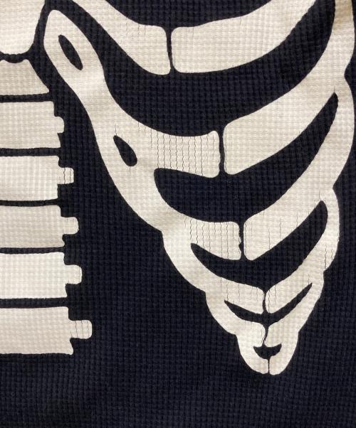 SUPREME（シュプリーム）Supreme (シュプリーム) Hanes (ヘインズ) Bones Thermal Crew ブラック サイズ:Sの古着・服飾アイテム
