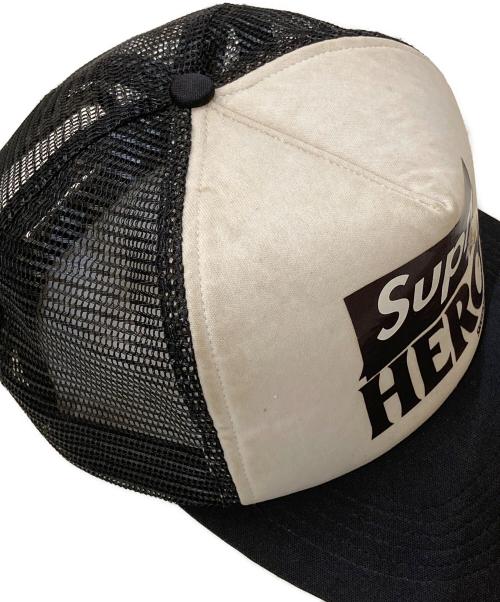 SUPREME（シュプリーム）Supreme (シュプリーム) ANTIHERO (アンタイヒーロー) 22SS MESH BACK 5-PANEL CAP ホワイト×ブラックの古着・服飾アイテム