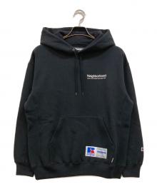 RUSSELL ATHLETIC×NEIGHBORHOOD（ラッセルアスレチック×ネイバーフッド）の古着「ロゴパーカー」｜ブラック