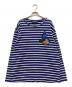 STELLA McCARTNEY（ステラマッカートニー）の古着「Fantasia Mickey Striped Long-Sleeved T-Shirt」｜ホワイト×ネイビー