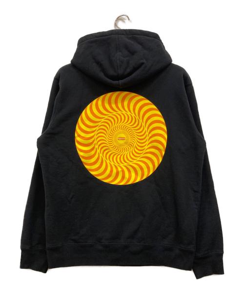 SUPREME（シュプリーム）SUPREME (シュプリーム) Spitfire Hooded Sweatshirt ブラック サイズ:Lの古着・服飾アイテム