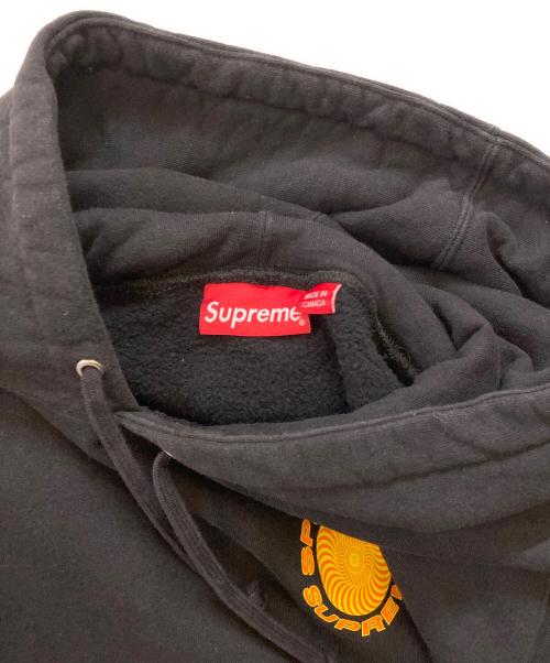 SUPREME（シュプリーム）SUPREME (シュプリーム) Spitfire Hooded Sweatshirt ブラック サイズ:Lの古着・服飾アイテム