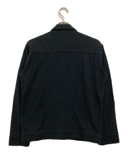 Wrangler（ラングラー）Wrangler (ラングラー) ATON (エイトン) コットンカノコデニムトラッカーシャツジャケット ブラック サイズ:Mの古着・服飾アイテム