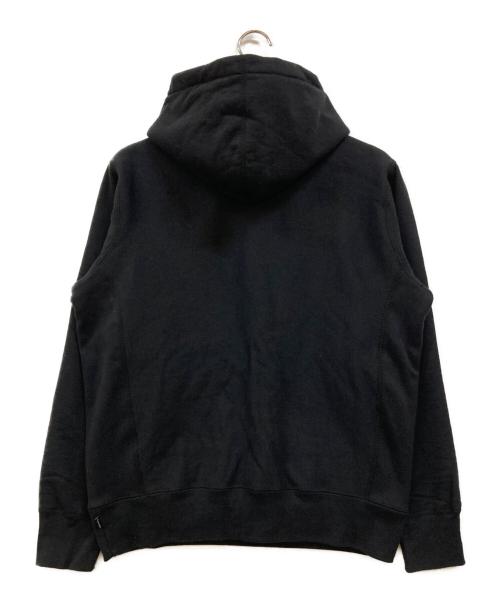 SUPREME（シュプリーム）SUPREME (シュプリーム) Perforated Leather Hooded Sweatshirt ブラック サイズ:Sの古着・服飾アイテム