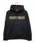 SUPREME（シュプリーム）の古着「Perforated Leather Hooded Sweatshirt」｜ブラック