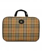 Burberry'sバーバリーズ）の古着「ノバチェック シャドホース ボストン トラベルバッグ」｜ベージュ