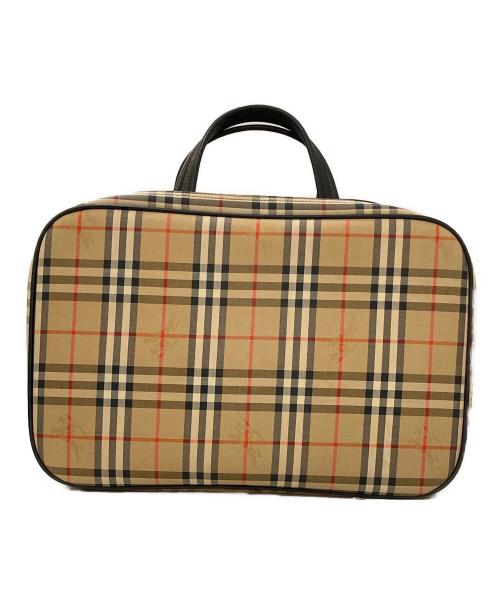 Burberry's（バーバリーズ）Burberry's (バーバリーズ) ノバチェック シャドホース ボストン トラベルバッグ ベージュの古着・服飾アイテム