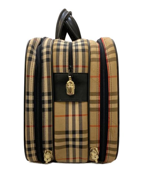 Burberry's（バーバリーズ）Burberry's (バーバリーズ) ノバチェック シャドホース ボストン トラベルバッグ ベージュの古着・服飾アイテム