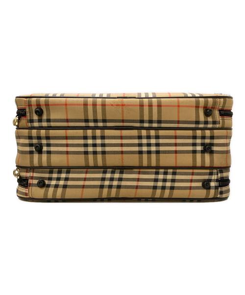 Burberry's（バーバリーズ）Burberry's (バーバリーズ) ノバチェック シャドホース ボストン トラベルバッグ ベージュの古着・服飾アイテム