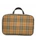 Burberry's (バーバリーズ) ノバチェック シャドホース ボストン トラベルバッグ ベージュ：10000円