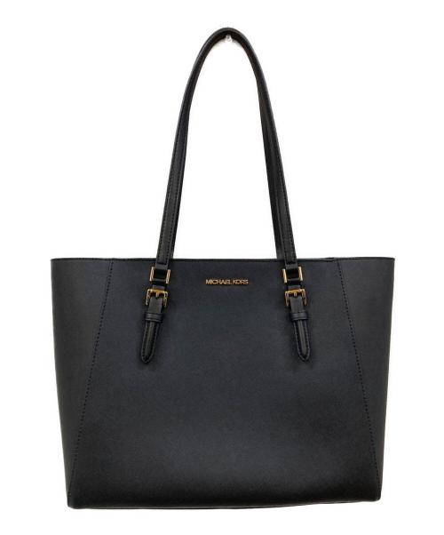 MICHAEL KORS（マイケルコース）MICHAEL KORS (マイケルコース) ポーチ付きCHARLOTTE 3 IN 1 トート ラージ ブラックの古着・服飾アイテム