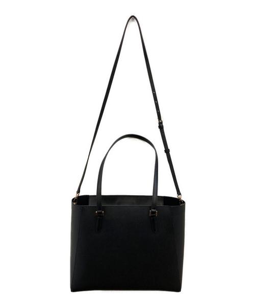 MICHAEL KORS（マイケルコース）MICHAEL KORS (マイケルコース) ポーチ付きCHARLOTTE 3 IN 1 トート ラージ ブラックの古着・服飾アイテム