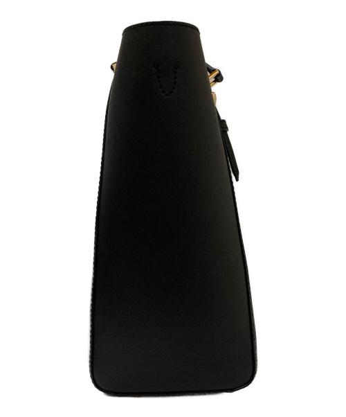 MICHAEL KORS（マイケルコース）MICHAEL KORS (マイケルコース) ポーチ付きCHARLOTTE 3 IN 1 トート ラージ ブラックの古着・服飾アイテム
