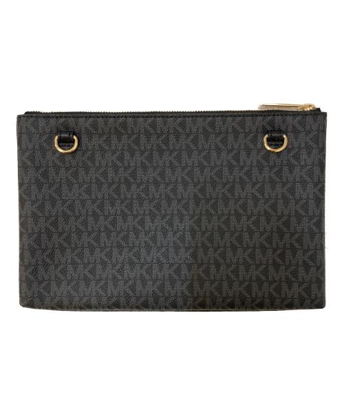 MICHAEL KORS（マイケルコース）MICHAEL KORS (マイケルコース) ポーチ付きCHARLOTTE 3 IN 1 トート ラージ ブラックの古着・服飾アイテム