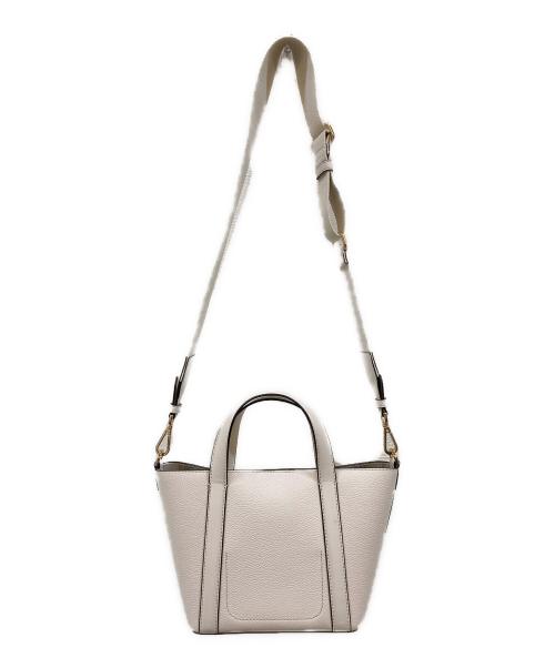 MICHAEL KORS（マイケルコース）MICHAEL KORS (マイケルコース) ハドリーレザーバッグ/トートバッグ ベージュの古着・服飾アイテム