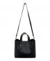 CHARLES & KEITH (チャールズアンドキース) ポーチ付きダブルハンドル シャナイアスラウチーバッグ ブラック：8000円