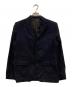 COMME des GARCONS HOMME（コムデギャルソン オム）の古着「パッチワーク 後染め 3B パネルテーラードジャケット」｜ネイビー