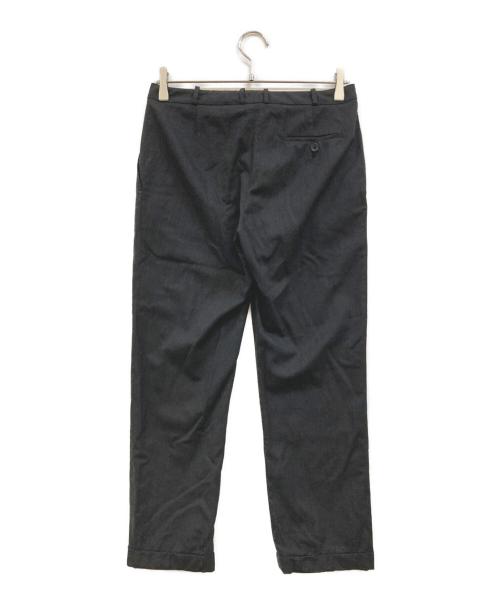 JIL SANDER（ジルサンダー）JIL SANDER (ジルサンダー) ウールブレンド ダブルスラックス グレー サイズ:34の古着・服飾アイテム