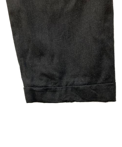 JIL SANDER（ジルサンダー）JIL SANDER (ジルサンダー) ウールブレンド ダブルスラックス グレー サイズ:34の古着・服飾アイテム