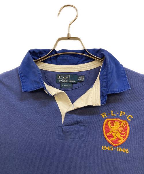POLO RALPH LAUREN（ポロ・ラルフローレン）POLO RALPH LAUREN (ポロ・ラルフローレン) 90's ナンバリング フットボールゲームシャツ ブルー サイズ:XLの古着・服飾アイテム