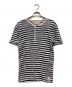 Denim & Supply Ralph Lauren（デニム＆サプライ ラルフローレン）の古着「border henley tee」｜ブルー×ホワイト