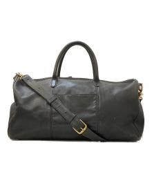 OLD COACH（オールドコーチ）の古着「2WAY レザーボストンバッグ」｜ブラック
