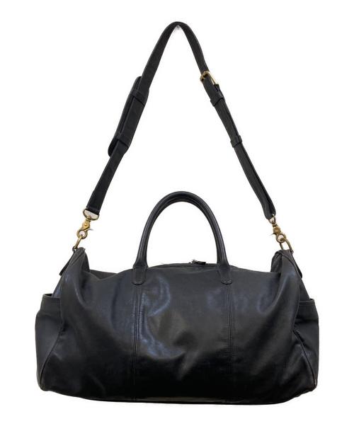 OLD COACH（オールドコーチ）OLD COACH (オールドコーチ) 2WAY レザーボストンバッグ ブラックの古着・服飾アイテム