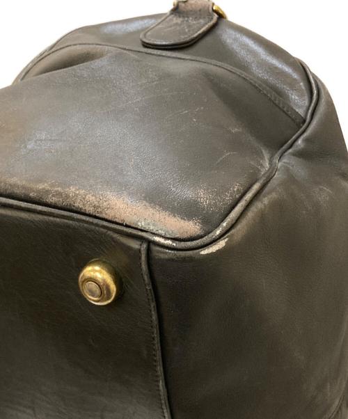 OLD COACH（オールドコーチ）OLD COACH (オールドコーチ) 2WAY レザーボストンバッグ ブラックの古着・服飾アイテム