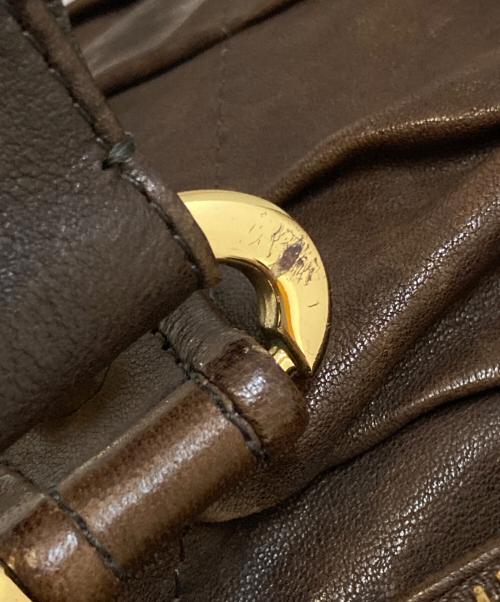 Treesje（トレージャ）treesje (トレージャ) 2WAYレザートートバッグ ブラウンの古着・服飾アイテム