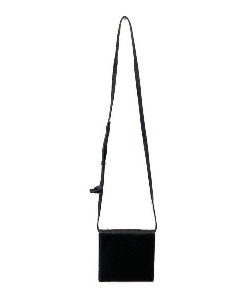 BALENCIAGA（バレンシアガ）BALENCIAGA (バレンシアガ) Bロゴショルダーウォレット ブラックの古着・服飾アイテム