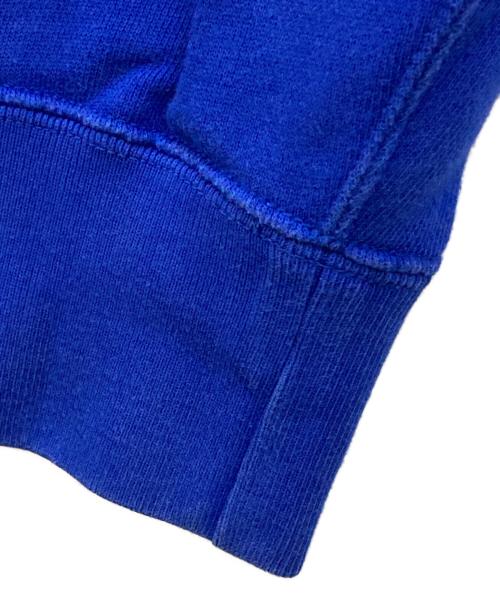 POLO RALPH LAUREN（ポロ・ラルフローレン）POLO RALPH LAUREN (ポロ・ラルフローレン) 90's フード裏サーマル ジップアップパーカー ブルー サイズ:Ｌの古着・服飾アイテム