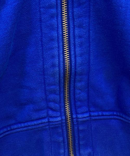 POLO RALPH LAUREN（ポロ・ラルフローレン）POLO RALPH LAUREN (ポロ・ラルフローレン) 90's フード裏サーマル ジップアップパーカー ブルー サイズ:Ｌの古着・服飾アイテム