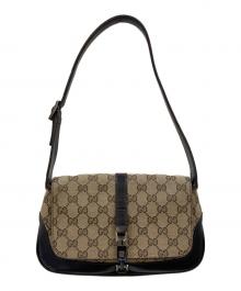GUCCI（グッチ）の古着「GGキャンバスジャッキーワンショルダーバッグ」｜ブラウン