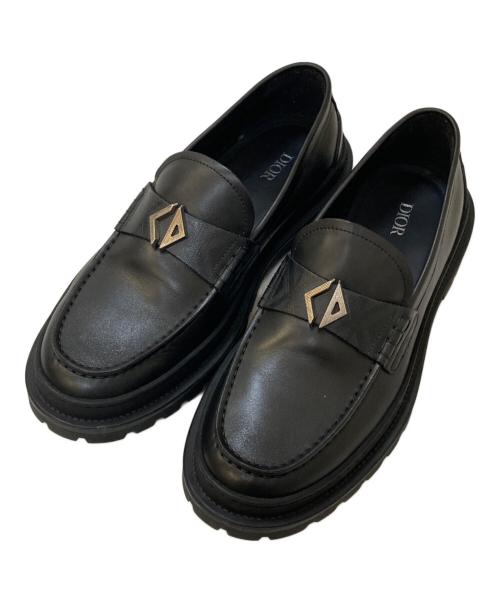 DIOR HOMME（ディオール オム）Dior Homme (ディオール オム) EXPLORER LOAFERS ブラック サイズ:42の古着・服飾アイテム