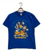 DISNEYディズニー）の古着「90s Walt Disney World Attraction S/S Tee」｜ブルー
