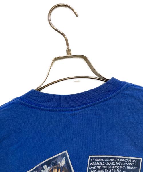 DISNEY（ディズニー）DISNEY (ディズニー) 90s Walt Disney World Attraction S/S Tee ブルー サイズ:Sの古着・服飾アイテム