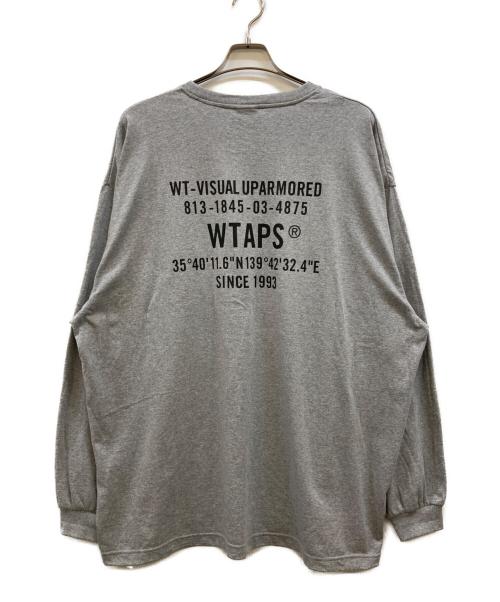WTAPS（ダブルタップス）WTAPS (ダブルタップス) SPEC / LS / COTTON Tシャツ グレー サイズ:X04の古着・服飾アイテム