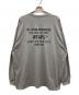 WTAPS (ダブルタップス) SPEC / LS / COTTON Tシャツ グレー サイズ:X04：9000円