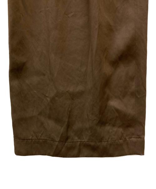 ISSEY MIYAKE（イッセイミヤケ）ISSEY MIYAKE (イッセイミヤケ) ベルテッドパンツ ブラウン サイズ:2の古着・服飾アイテム
