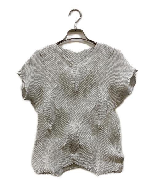 A-POC ABLE ISSEY MIYAKE（エイポック エイブル イッセイ ミヤケ）A-POC ABLE ISSEY MIYAKE (エイポック エイブル イッセイ ミヤケ) TYPE-O 010/ブラウス ホワイト サイズ:2の古着・服飾アイテム