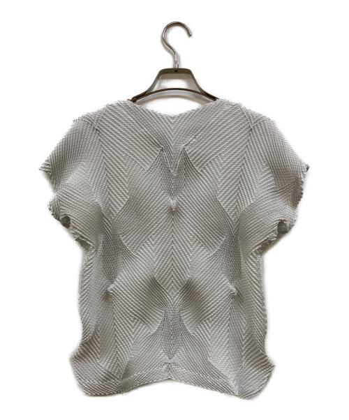 A-POC ABLE ISSEY MIYAKE（エイポック エイブル イッセイ ミヤケ）A-POC ABLE ISSEY MIYAKE (エイポック エイブル イッセイ ミヤケ) TYPE-O 010/ブラウス ホワイト サイズ:2の古着・服飾アイテム