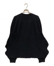 ISSEY MIYAKE（イッセイミヤケ）の古着「CONCRETION TOP ニット カットソー」｜ブラック